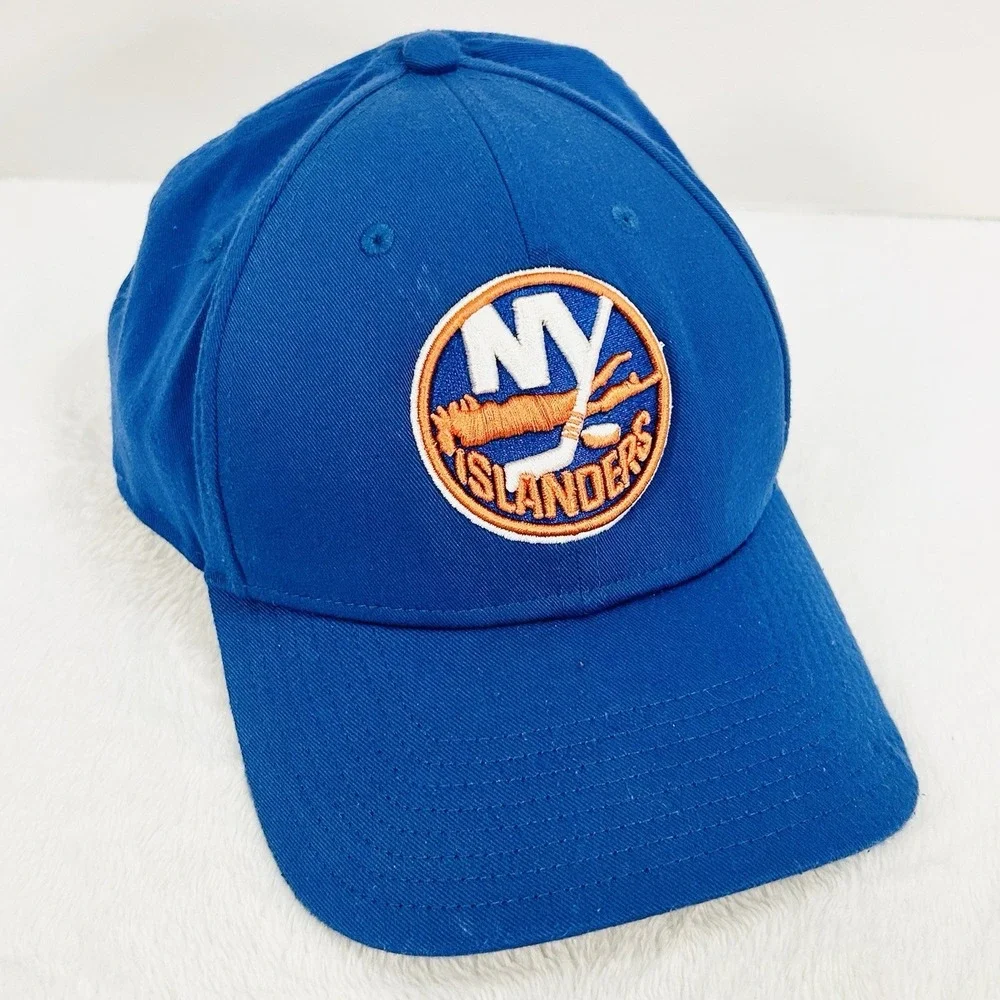 Fanatics New York Islanders Team Logo Hat Cap Adjustable‎ Strapback Blue NHL